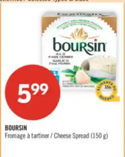 Pharmaprix BOURSIN Cheese Spread offer