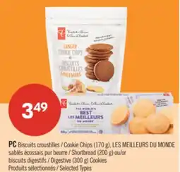 Pharmaprix PC Cookie Chips (170 g) Shortbread (200 g) or Digestive (300 g) Cookies offer