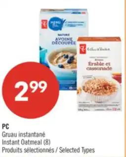 Pharmaprix PC Instant Oatmeal offer