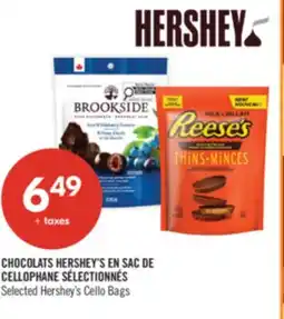 Pharmaprix Selected Hershey's Cello Bags offer