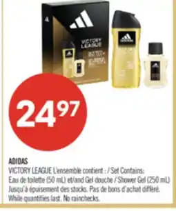 Pharmaprix ADIDAS VICTORY LEAGUE Set Contains: Eau de toilette (50 mL) and Gel douche Shower Gel (250 mL) offer