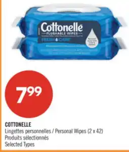 Pharmaprix COTTONELLE Personal Wipes offer