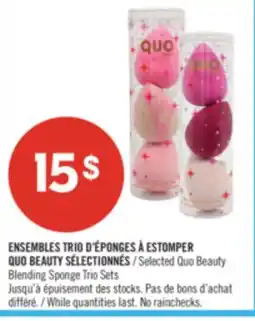 Pharmaprix QUO BEAUTY Selected Quo Beauty Blending Sponge Trio Sets offer