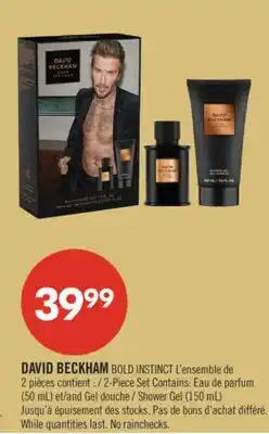 Pharmaprix DAVID BECKHAM BOLD INSTINCT 2-Piece Set Contains: Eau de parfum (50 mL) and Shower Gel (150 mL) offer