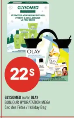 Pharmaprix GLYSOMED or OLAY Holiday Bag offer