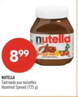 Pharmaprix NUTELLA Hazelnut Spread offer