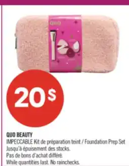 Pharmaprix QUO BEAUTY IMPECCABLE Kit Foundation Prep Set offer