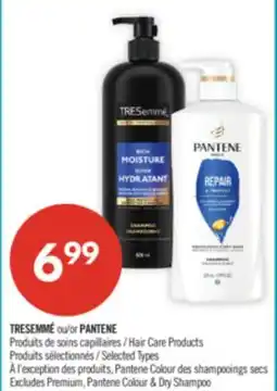 Pharmaprix TRESEMMÉ or PANTENE Hair Care Products offer