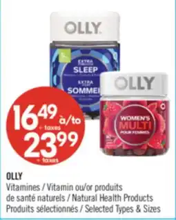 Pharmaprix OLLY Vitamin or Natural Health offer