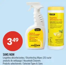 Pharmaprix NO NAME Disinfecting Wipes (35) or Household Cleaners offer
