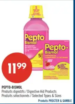 Pharmaprix PEPTO-BISMOL Digestive Aid Products offer
