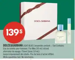 Pharmaprix DOLCE&GABBANA LIGHT BLUE offer