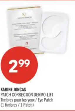 Pharmaprix KARINE JONCAS PATCH CORRECTION DERMO-LIFT Eye Patch (1 Patch) offer