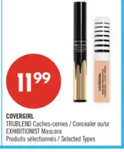 Pharmaprix COVERGIRL Concealer or EXHIBITIONIST Mascara offer