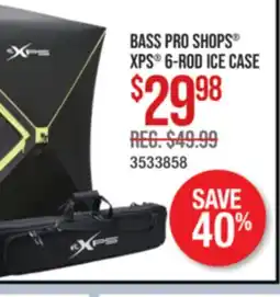 Cabela's BASS PRO SHOPS XPS 6-ROD ICE CASE offer