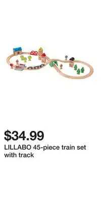 IKEA LILLABO 45-piece train set with track offer