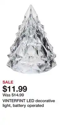 IKEA VINTERFINT LED decorative light, battery operated offer