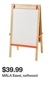 IKEA MÅLA Easel, softwood offer