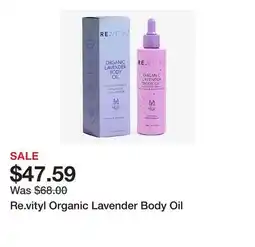 TSC Stores Re.vityl Organic Lavender Body Oil offer