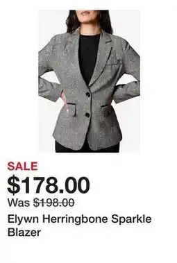 TSC Stores Elywn Herringbone Sparkle Blazer offer