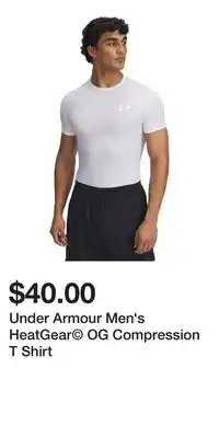 Sport Chek Under Armour Men's HeatGear OG Compression T Shirt offer
