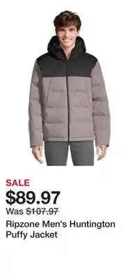 Sport Chek Ripzone Men's Huntington Puffy Jacket offer
