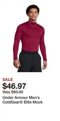 Sport Chek Under Armour Men's ColdGear Elite Mock offer