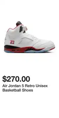 Sport Chek Air Jordan 5 Retro Unisex Basketball Shoes offer