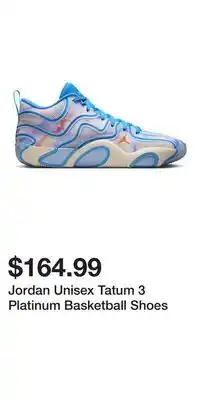 Sport Chek Jordan Unisex Tatum 3 Platinum Basketball Shoes offer