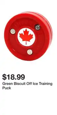 Sport Chek Green Biscuit Off Ice Training Puck offer