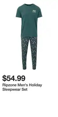 Sport Chek Ripzone Men's Holiday Sleepwear Set offer