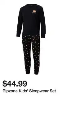 Sport Chek Ripzone Kids' Sleepwear Set offer