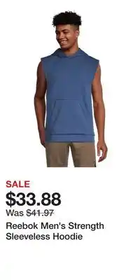 Sport Chek Reebok Men's Strength Sleeveless Hoodie offer