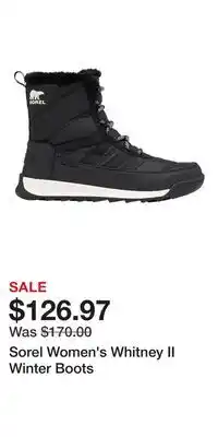 Sport Chek Sorel Women's Whitney II Winter Boots offer