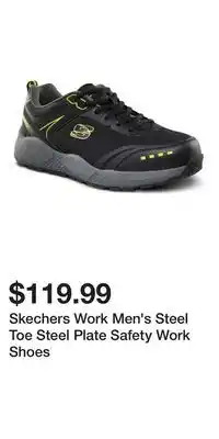 Mark's Skechers Work Men's Steel Toe Steel Plate Safety Work Shoes offer