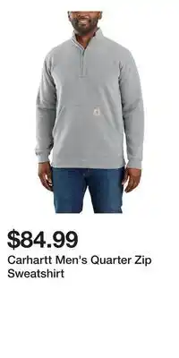 Mark's Carhartt Men's Quarter Zip Sweatshirt offer