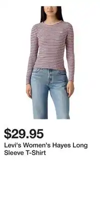 Mark's Levi's Women's Hayes Long Sleeve T-Shirt offer