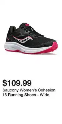 Mark's Saucony Women's Cohesion 16 Running Shoes - Wide offer