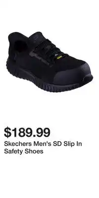 Mark's Skechers Men's SD Slip In Safety Shoes offer