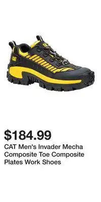Mark's CAT Men's Invader Mecha Composite Toe Composite Plates Work Shoes offer