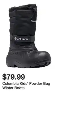 Mark's Columbia Kids' Powder Bug Winter Boots offer