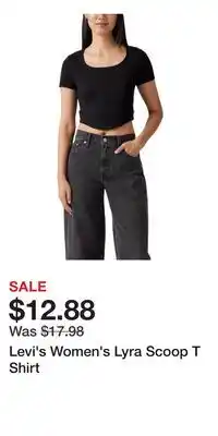 Mark's Levi's Women's Lyra Scoop T Shirt offer