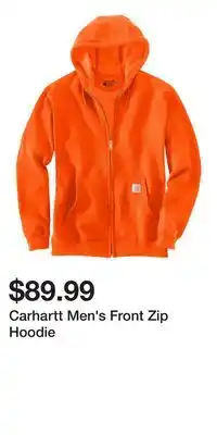 Mark's Carhartt Men's Front Zip Hoodie offer