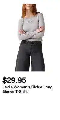 Mark's Levi's Women's Rickie Long Sleeve T-Shirt offer
