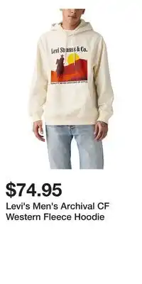 Mark's Levi's Men's Archival CF Western Fleece Hoodie offer