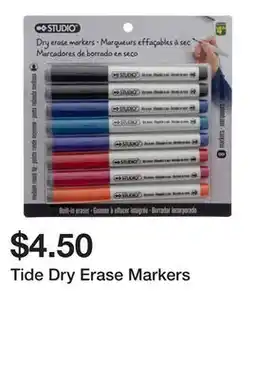 Dollarama Tide Dry Erase Markers offer