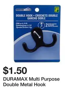Dollarama DURAMAX Multi Purpose Double Metal Hook offer