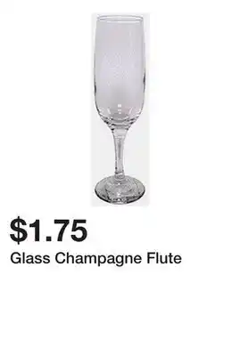 Dollarama Glass Champagne Flute offer