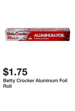 Dollarama Betty Crocker Aluminum Foil Roll offer