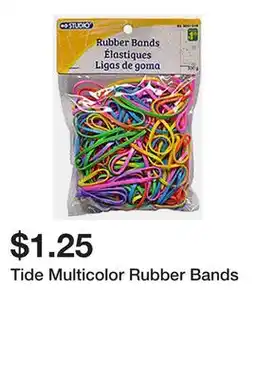 Dollarama Tide Multicolor Rubber Bands offer
